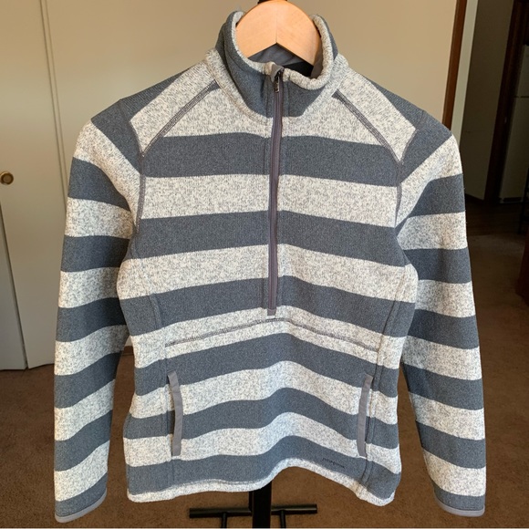 Patagonia Sweaters - Patagonia 1/4 Zip Fleece Lined Pullover Sweater Gray